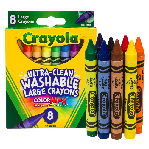 Crayola Ultra Clean Washable Large Crayons - Dixon's Vacuum and Sewing  CenterDixon's Vacuum and Sewing Center